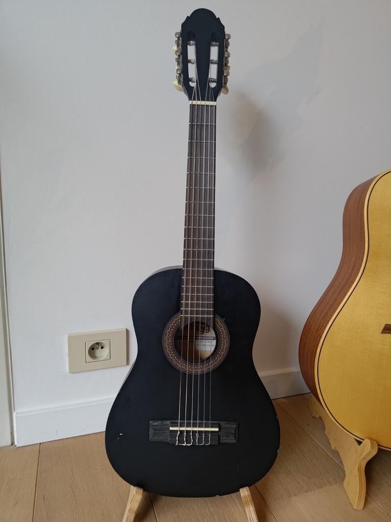 Stagg C405 M BLK 1/4 Klassieke Gitaar, Ophalen, Gebruikt