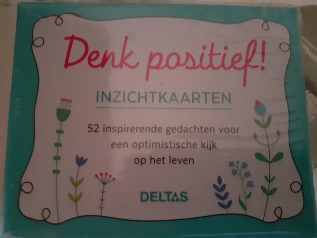 denk positief inzichtkaarten, Boeken, Ophalen of Verzenden, Nieuw