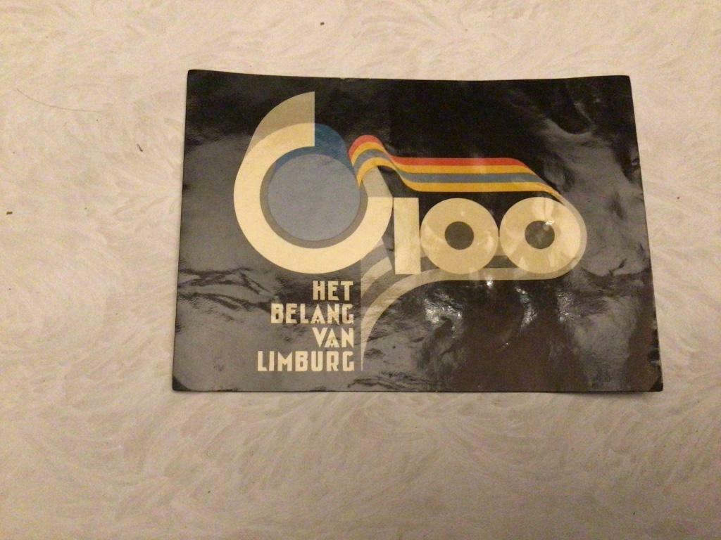 Sticker het belang van Limburg 100, Ophalen of Verzenden