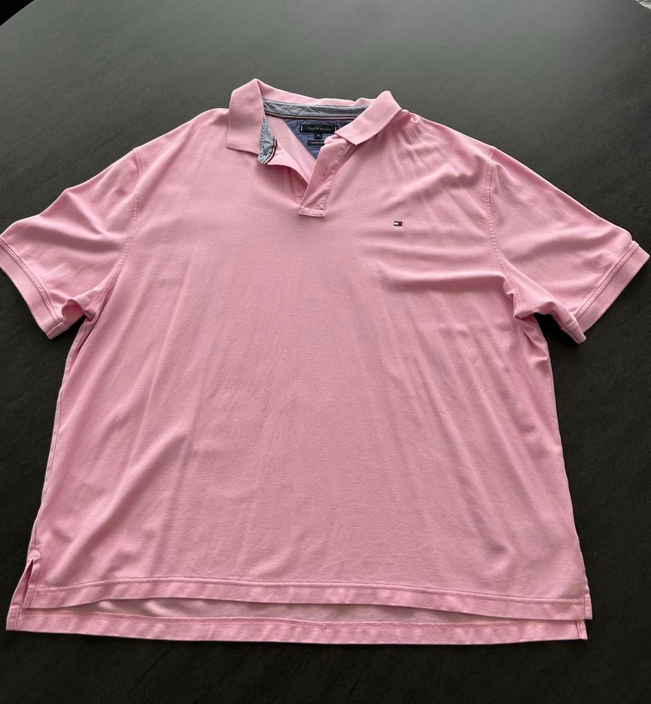 Polo Tommy Hilfiger 5XL, Ophalen, Gedragen, Roze