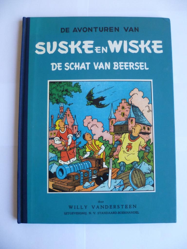 S&W BLAUWE BIBLIOFIELE UITGAVE"DE SCHAT VAN BEERSEL"UIT 1983, Enlèvement ou Envoi, Willy Vandersteen, Une BD, Comme neuf