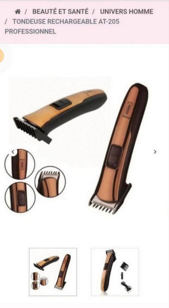 Tondeuse  a cheveux  la marque HTC promotion, Enlèvement ou Envoi, Neuf, Soin des cheveux