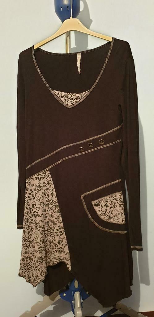 Lange zwarte blouse, Maat 38/40 (M), Zwart, Ophalen of Verzenden, Zo goed als nieuw