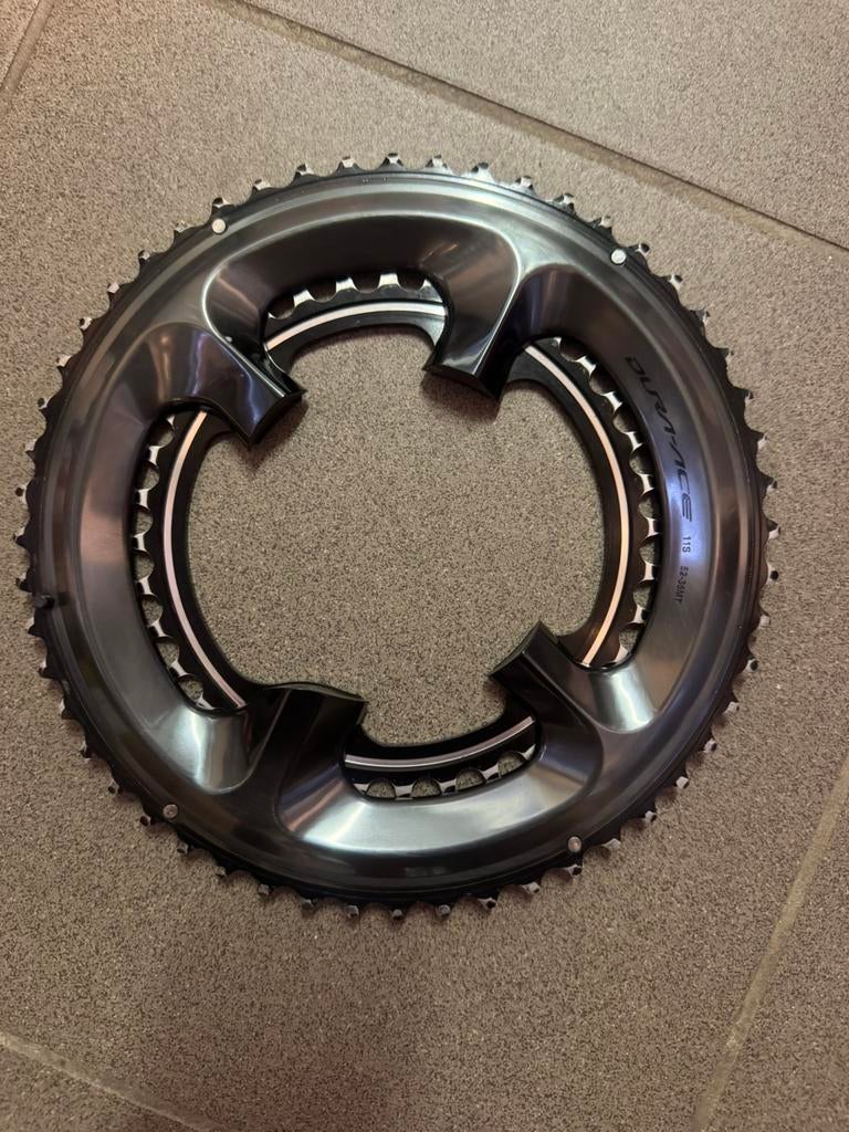 Kettingbladen Shimano Dura Ace 9100 - 52 / 36, Fietsen en Brommers, Fietsonderdelen, Ophalen of Verzenden, Gebruikt, Crankstel of Pedalen