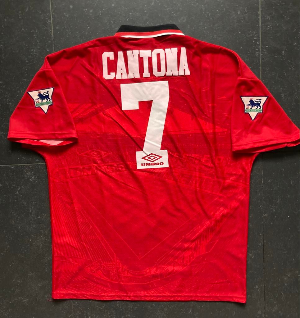 Manchester United shirt Cantona ‘95-‘96 Umbro, Verzamelen, Sportartikelen en Voetbal, Ophalen of Verzenden, Gebruikt, Shirt