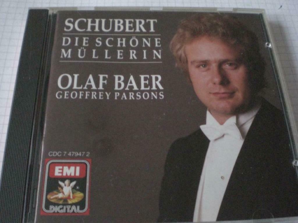 CD: Schubert "Die Schone Mullerin" Olaf Baer, Enlèvement ou Envoi, Autres types
