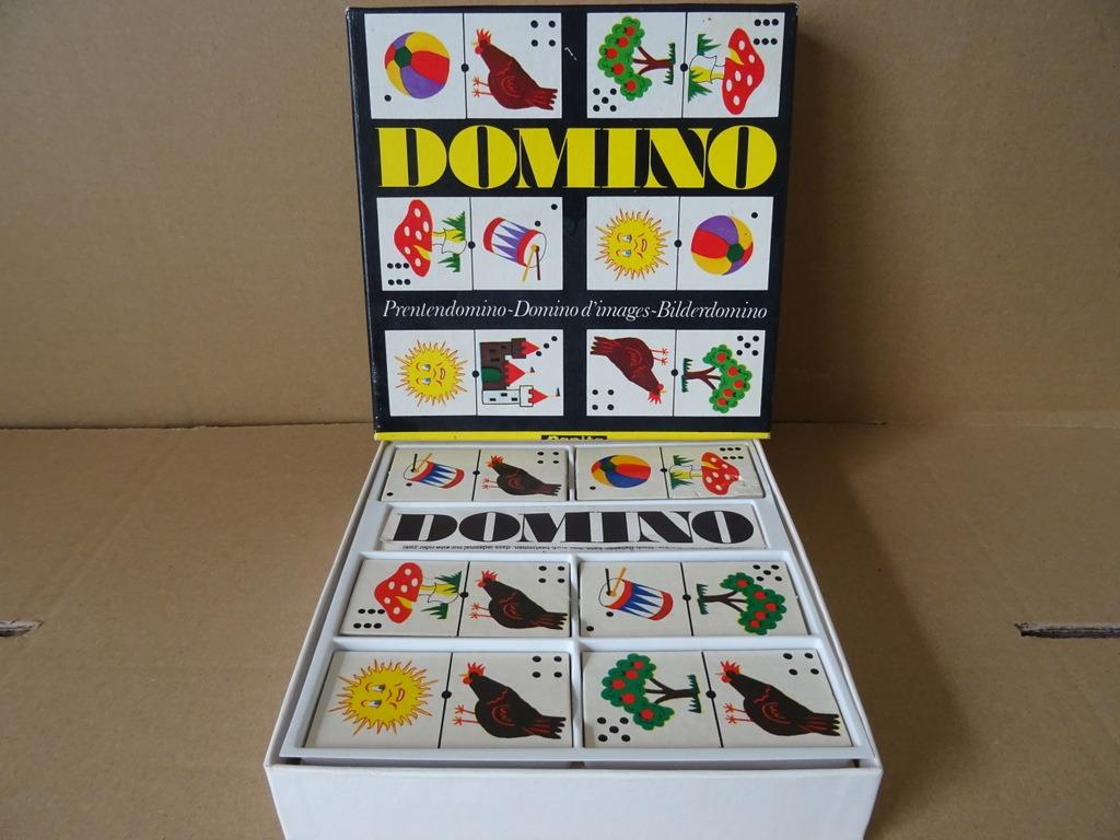 Curiosités jeu de dominos vintage jeu de Domino Papita 3/17, Antiquités & Art, Envoi