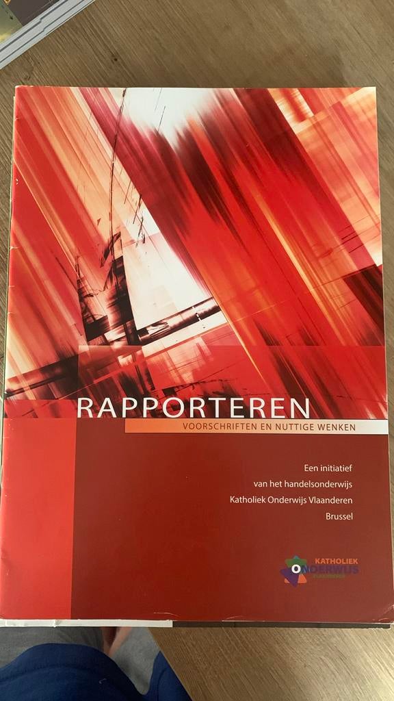 Rapporteren: voorschriften & nuttige wenken, Nieuw, Ophalen of Verzenden, Licap, Nederlands