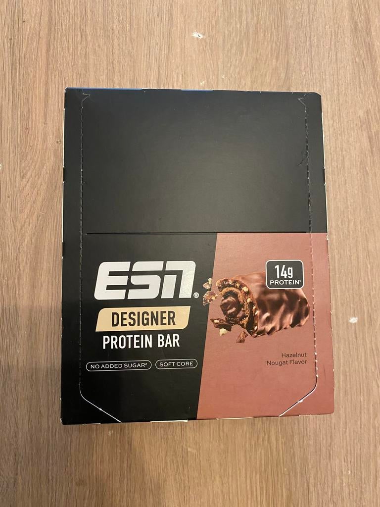 ESN protein bars hazelnut nougat, Enlèvement