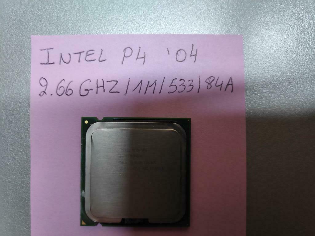 Intel Pentium 4 2.66 GHz + Intel koelblok, Informatique & Logiciels, Enlèvement ou Envoi, Comme neuf, Intel, 2 à 3 Ghz