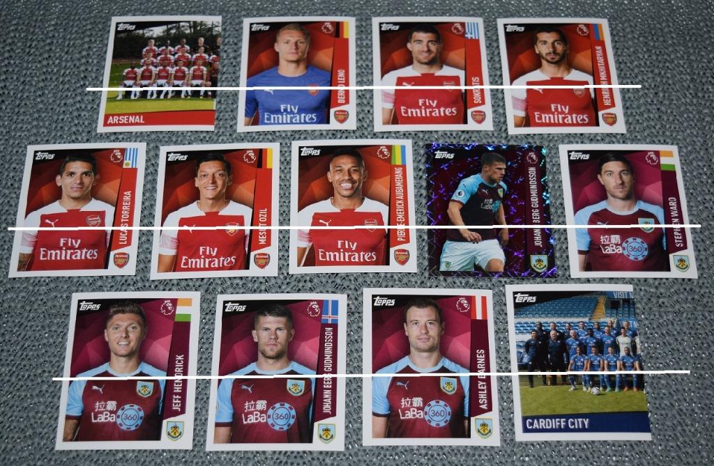 Topps Merlin Premier League England / 37 stickers, Verzamelen, Verzenden, Nieuw, Poster, Plaatje of Sticker