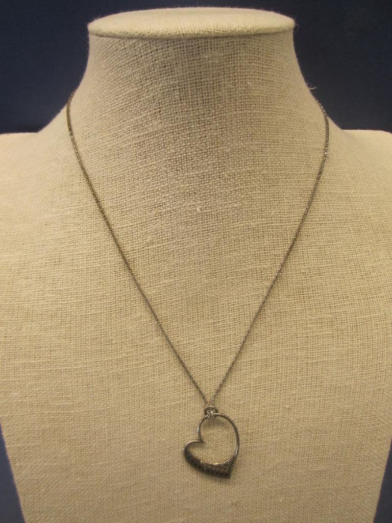 Zinzi juwelen halsketting met hart hanger., Ophalen of Verzenden, Zo goed als nieuw