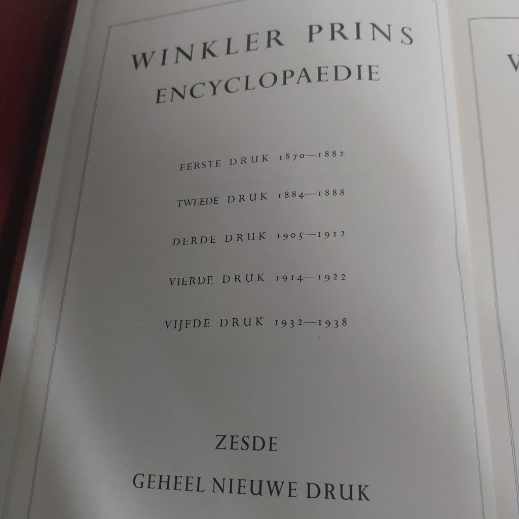 encyclopedie Winkler Prins, Boeken, Complete serie, Algemeen, Winkler Prins, Ophalen