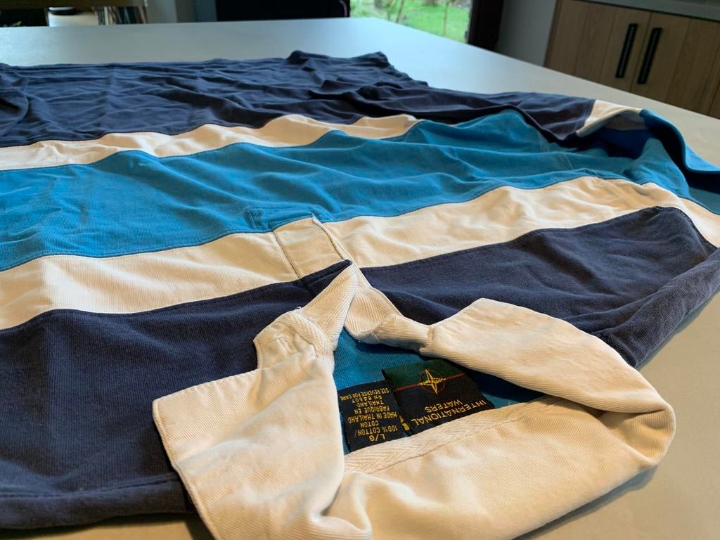 Vintage sweater International Waters — retro knit, Kleding | Heren, Sportkleding, Zo goed als nieuw, Ophalen of Verzenden