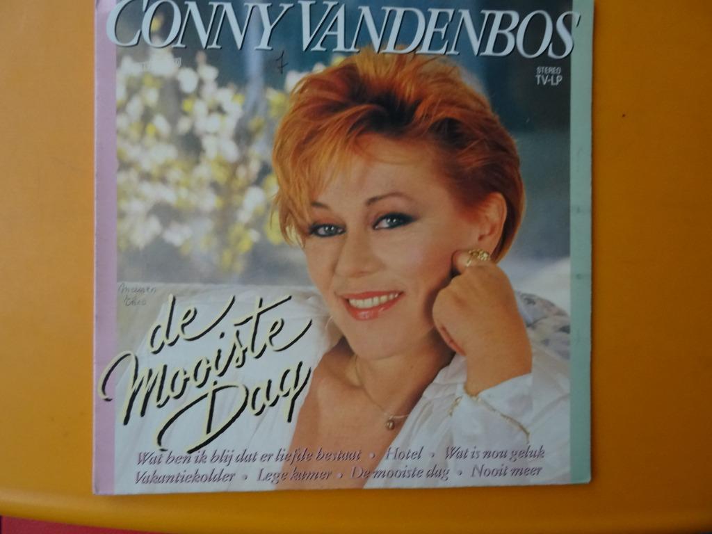 lp conny vandebos de mooiste dag, Enlèvement ou Envoi, Comme neuf, Chanson réaliste ou Smartlap