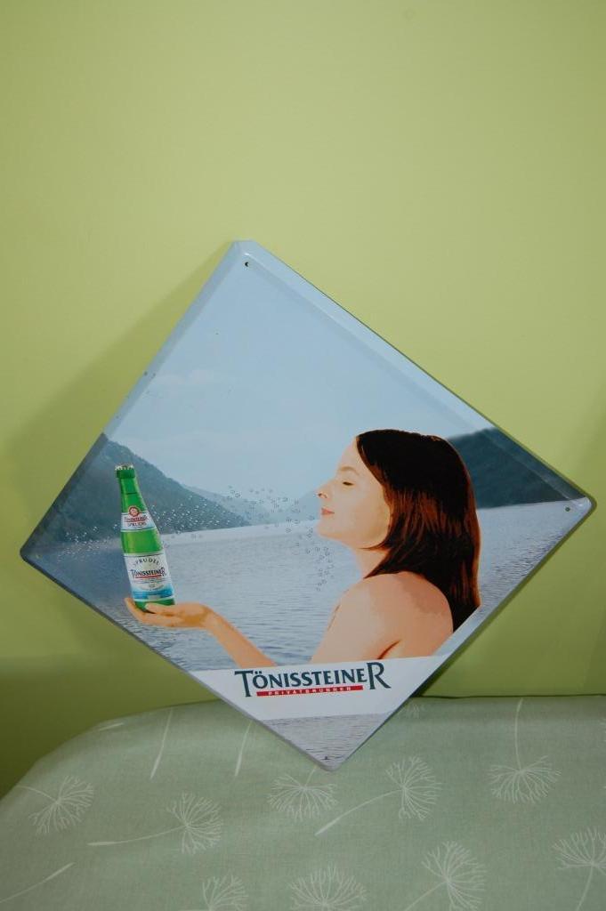 Tonisteiner - enseigne publicitaire en métal, Collections, Enlèvement ou Envoi, Neuf, Panneau publicitaire