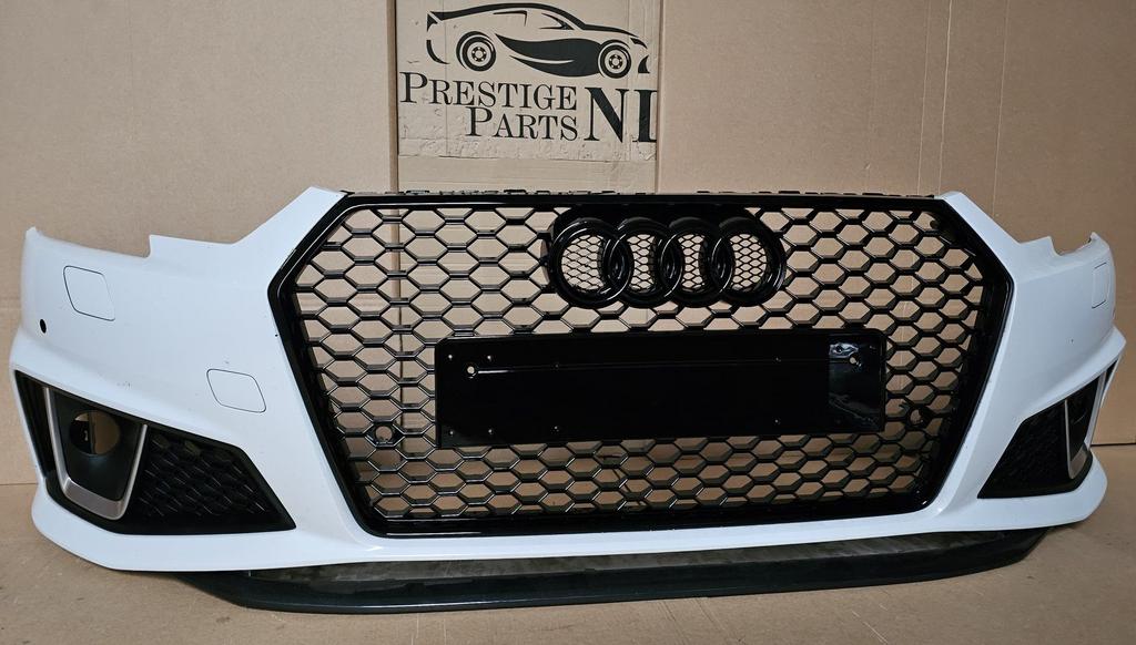 Voorbumper Audi A4 B9 8W S-line Competition Plus 8W0807437AB, Gebruikt, -, Voor, Ophalen of Verzenden