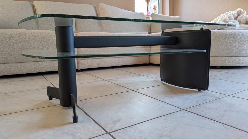 Praktische woonkamertafel, Ophalen, Gebruikt, 100 tot 150 cm, 50 tot 100 cm