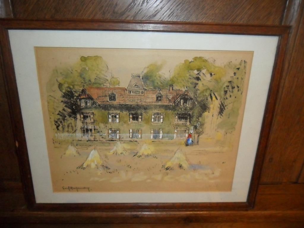Gravure door Paul Hagemans (Antwerpen 1884- Ukkel 1959), Ophalen of Verzenden