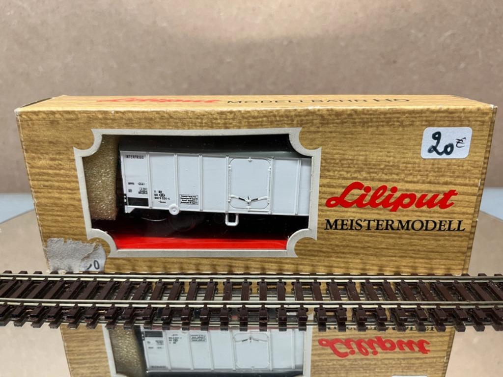 Liliput 22193 HO SNCB koelkastwagen, Gelijkstroom of Wisselstroom, Wagon, Ophalen of Verzenden, Zo goed als nieuw