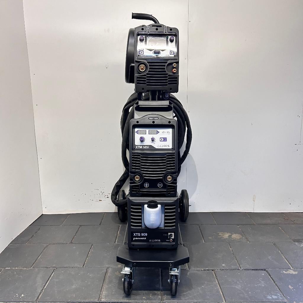 Nieuw Parweld XTM505i Inverter Mig Mag Laspost Lasapparaat, Bricolage & Construction, Enlèvement ou Envoi, Neuf, 250 ampères, CO2