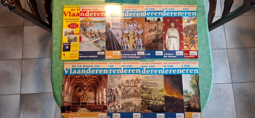 De 25 dagen van Vlaanderen magazines, Ophalen of Verzenden, Zo goed als nieuw
