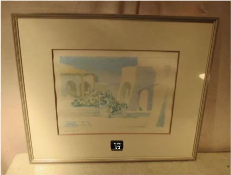 Beau dessin 'Sole d Agosto' - S. Giannini, Enlèvement ou Envoi