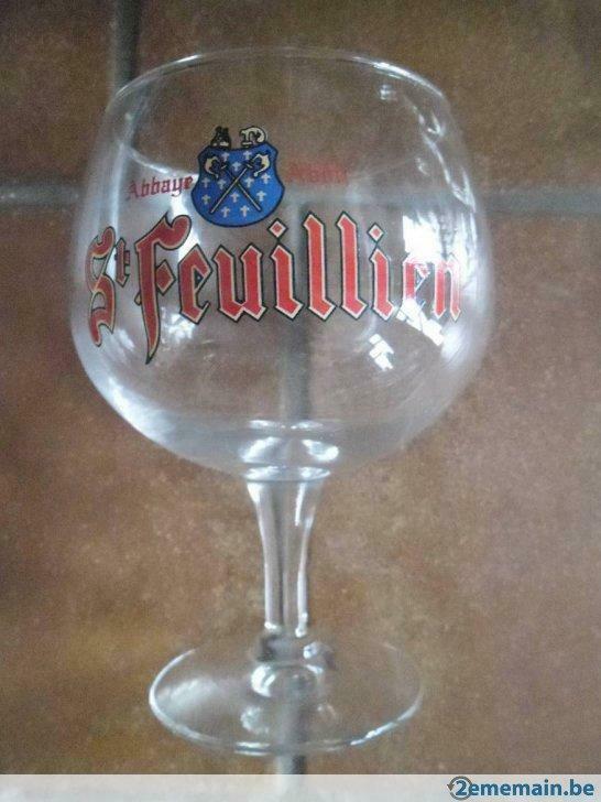 Verres à bière Saint-Feuillien, Verre ou Verres, Comme neuf, Verre, Enlèvement
