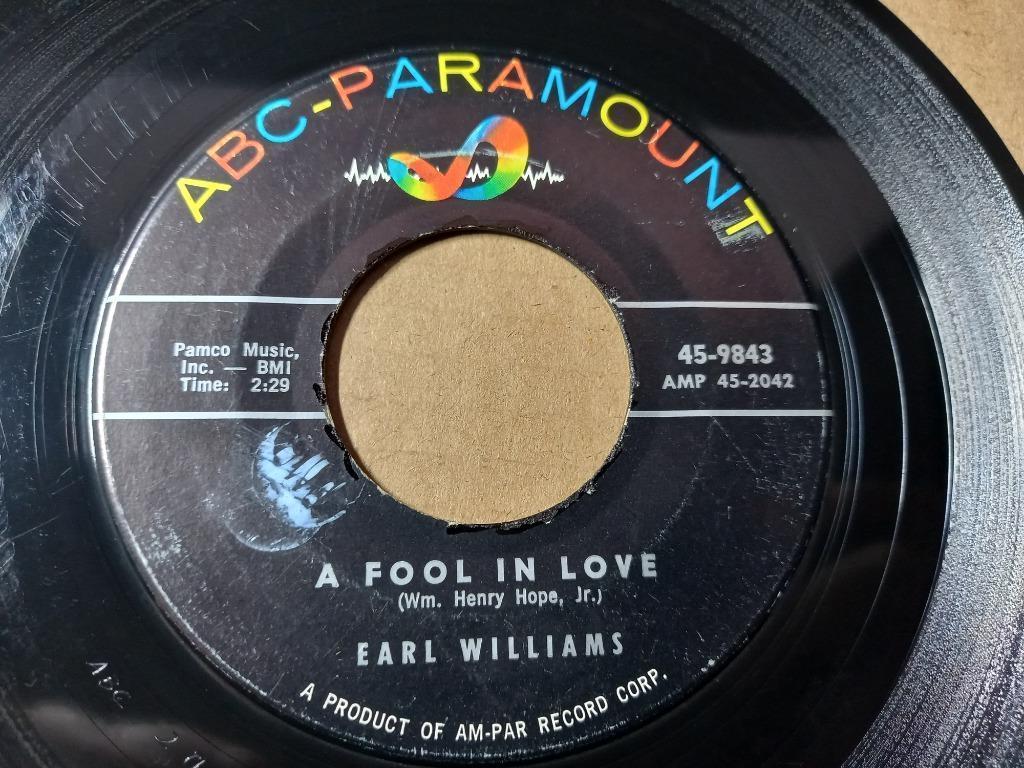 Earl Williams – A Fool In Love / Someday Sweetheart '7, Ophalen of Verzenden, Gebruikt, R&B en Soul