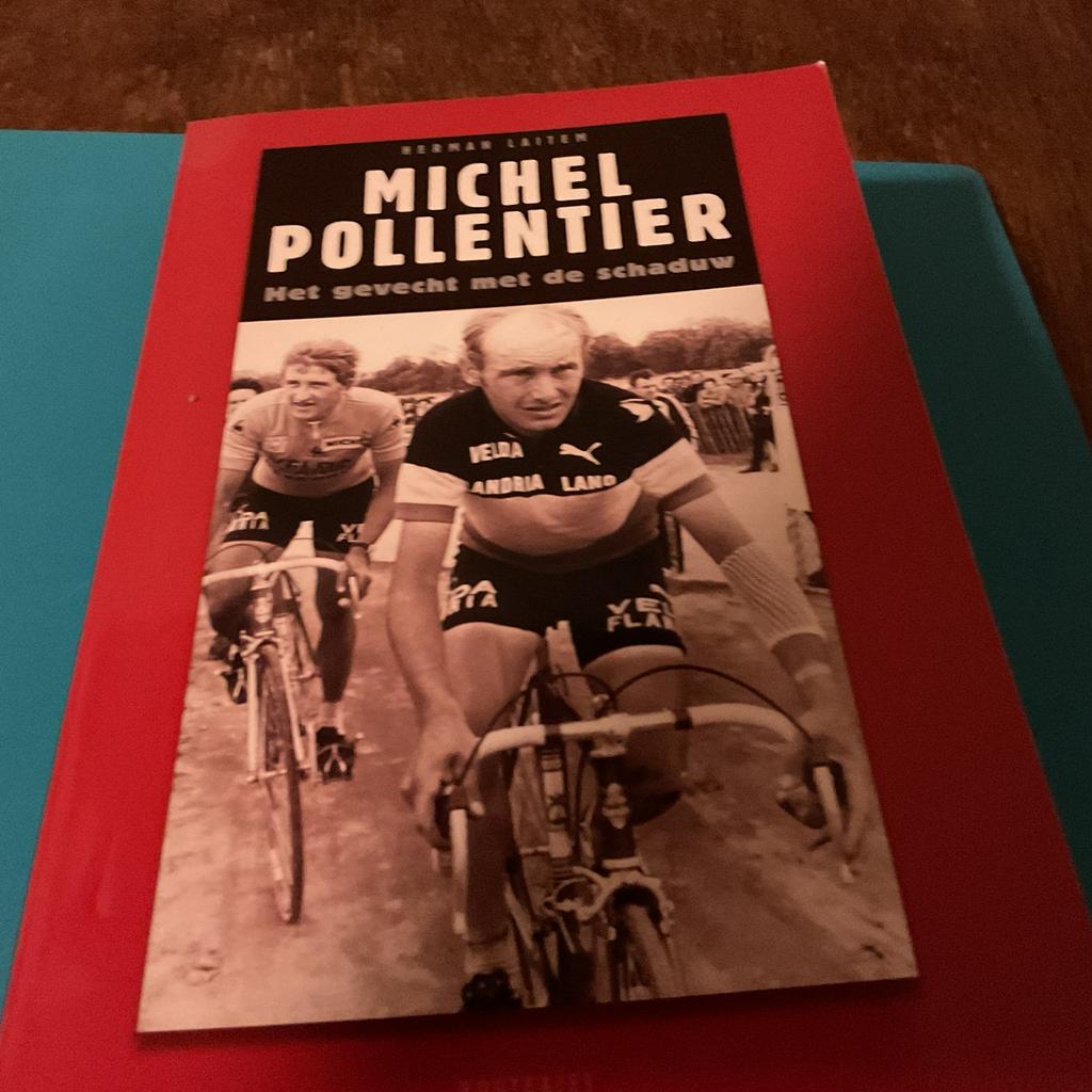 Michel pollentier,gevecht met de schaduw.., Ophalen of Verzenden, Zo goed als nieuw