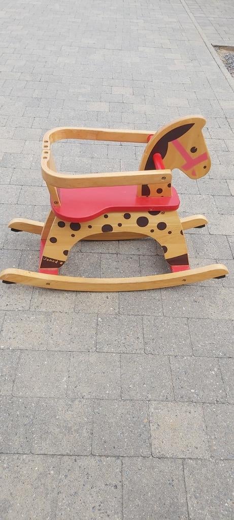 Houten schommelpaard Janod, Ophalen, Zo goed als nieuw