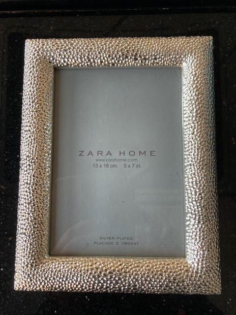 Fotokader silver plated ZARA HOME voor foto 13 X 18, Enlèvement ou Envoi, Utilisé