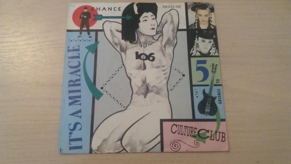 Disque vinyl 45 tours Culture Club ‎– It's A Miracle, Cd's en Dvd's, Ophalen of Verzenden, Zo goed als nieuw, Overige genres
