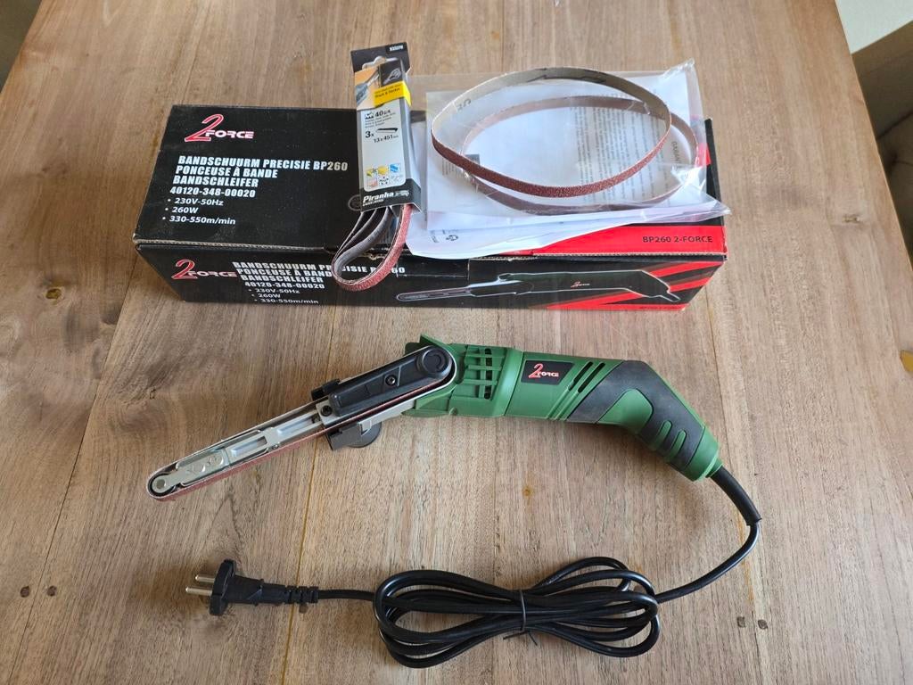 Precisie bandschuurmachine NIEUW, Bricolage & Construction, Outillage | Ponceuses, Enlèvement ou Envoi, Neuf, Ponceuse à bande