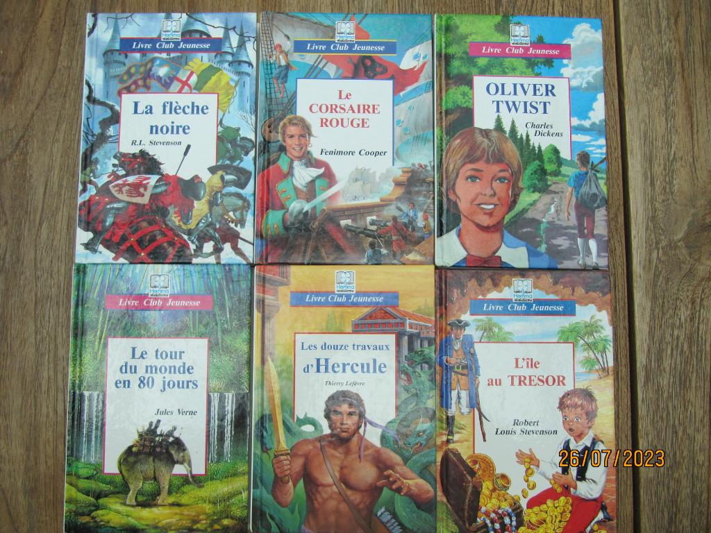 Lot de 7 livres Jeunesse, Boeken, Ophalen of Verzenden, Zo goed als nieuw