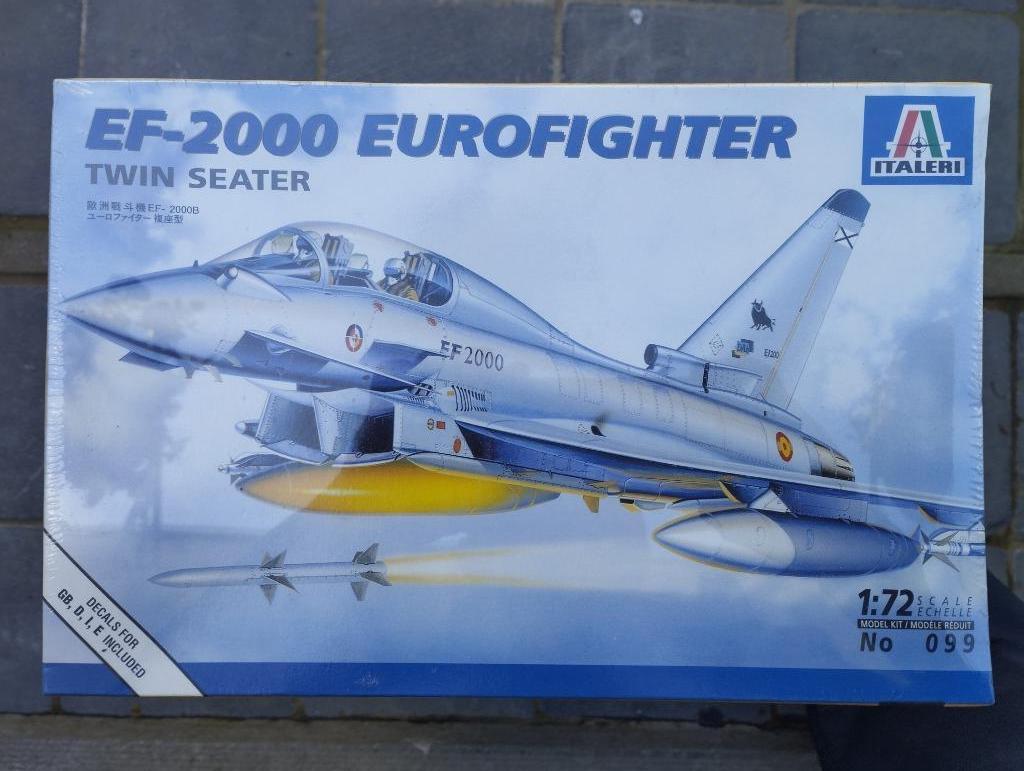 EF-2000 Eurofighter Twin Seater, Italeri No. 099, Hobby & Loisirs créatifs, Modélisme | Avions & Hélicoptères, Neuf, Italeri, Enlèvement