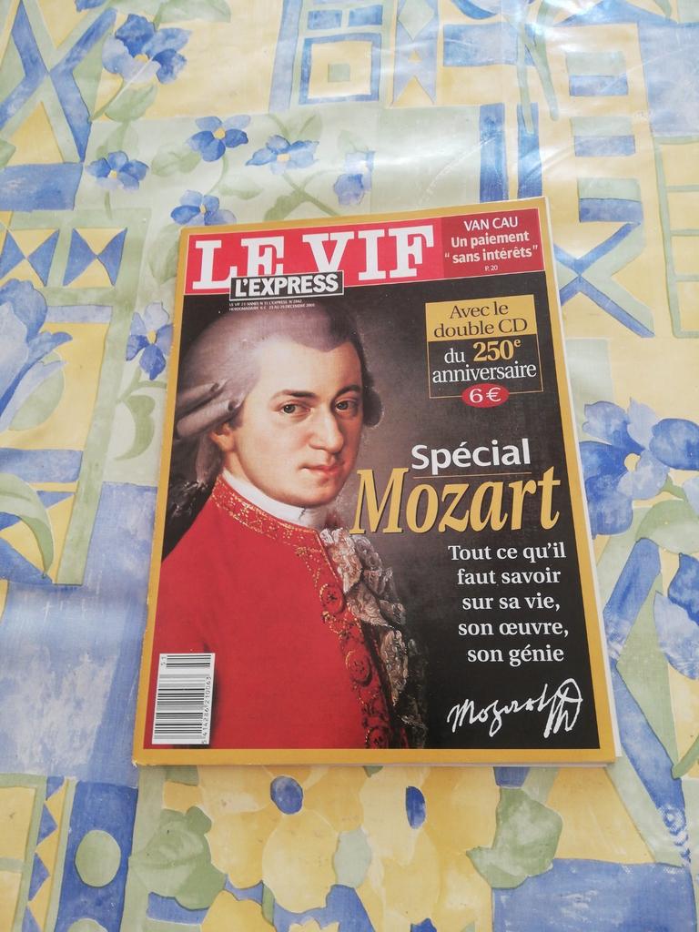 Le Vif. L'express. Spécial Mozart., Livres, Journaux & Revues, Enlèvement ou Envoi, Comme neuf