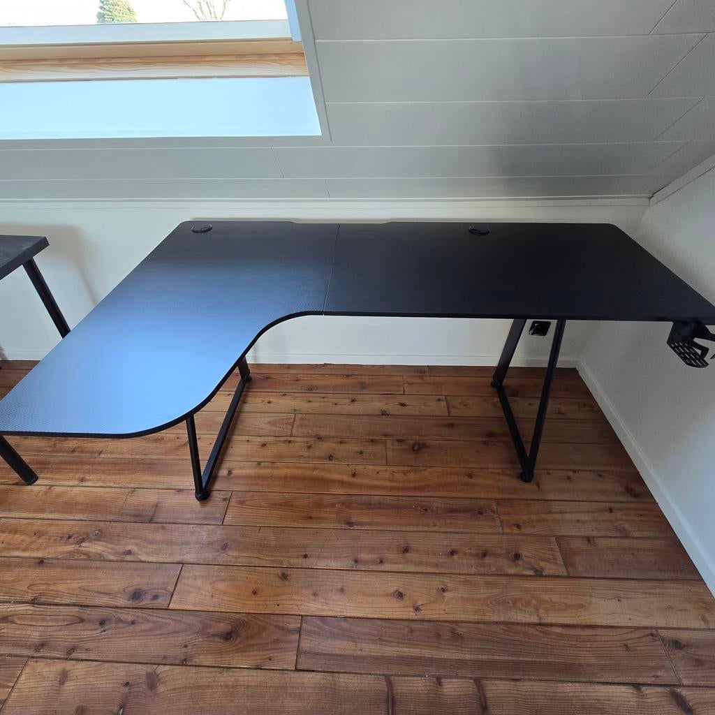 Nouveau bureau de jeu, bureau d'angle, en forme de L, noir, Consoles de jeu & Jeux vidéo, Jeux | Autre, Neuf, Enlèvement ou Envoi