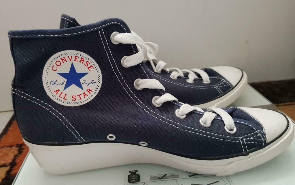 Navy Converse met 37 hakken, Kleding | Dames, Schoenen, Gedragen, Sneakers, Blauw, Ophalen