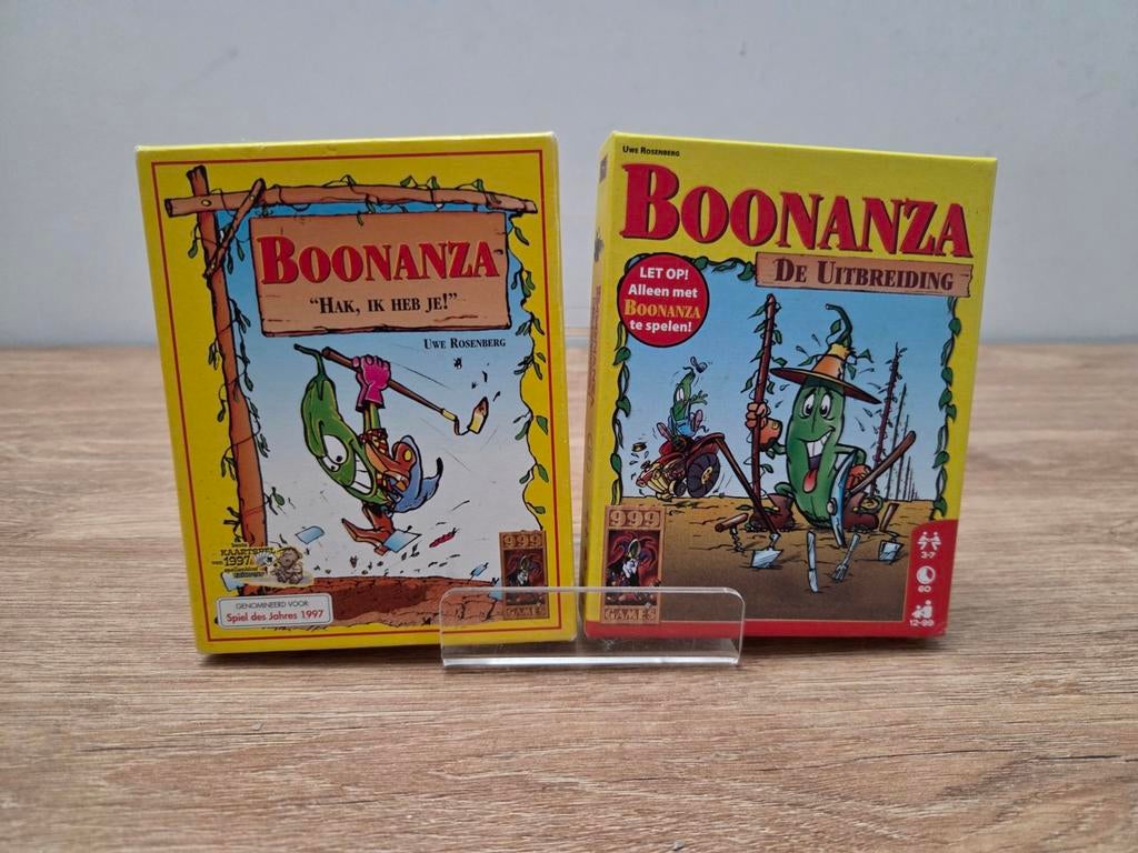 Boonanza + uitbreiding van 999 games, Hobby en Vrije tijd, Ophalen of Verzenden