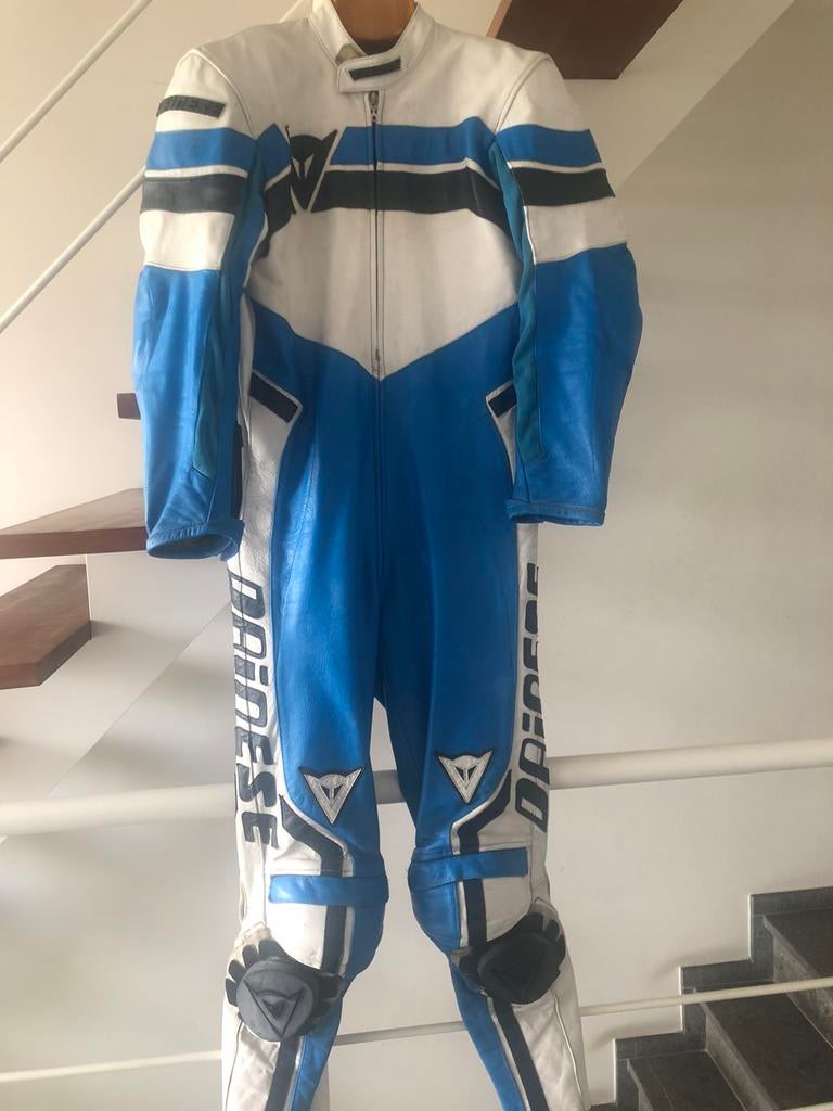1-delig lederen motorpak van het merk Dainese, Motoren, Dainese, Dames, Ophalen of Verzenden, Overall
