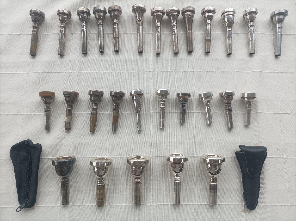 EMBOUCHURES trompette -Bugle-trombone-cornet., Enlèvement, Utilisé, Autres types