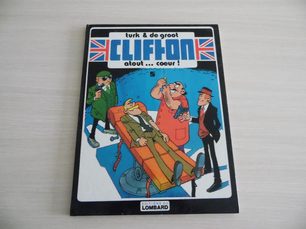 CLIFTON  ATOUT...COEUR   !     VERSION ORIGINALE, Boeken, Stripverhalen, Zo goed als nieuw, Eén stripboek, Ophalen of Verzenden