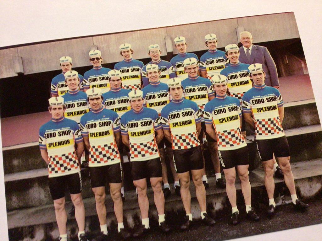 wielerkaart 1983 team splendor  eddy planckaert, Envoi, Comme neuf