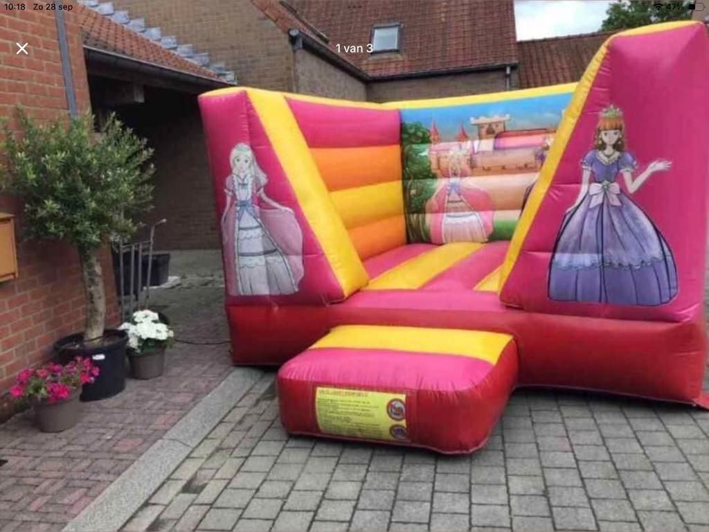 Prinses springkasteel te huur, Enlèvement, Utilisé