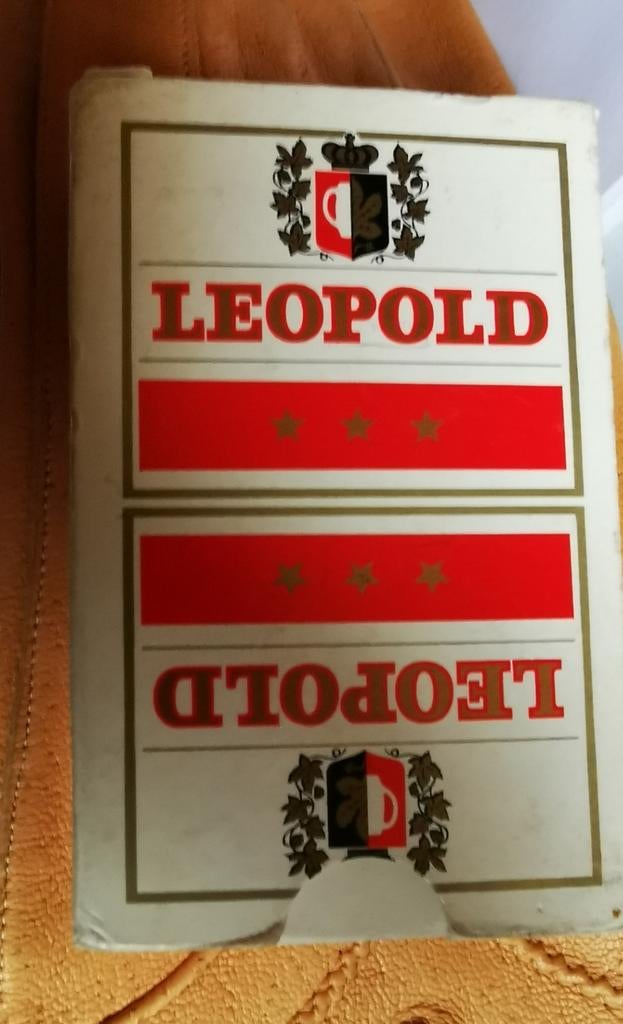 Jeu de cartes Leopold Pils récemment conservé, Collections, Marques de bière, Comme neuf, Autres types, Autres marques, Enlèvement ou Envoi