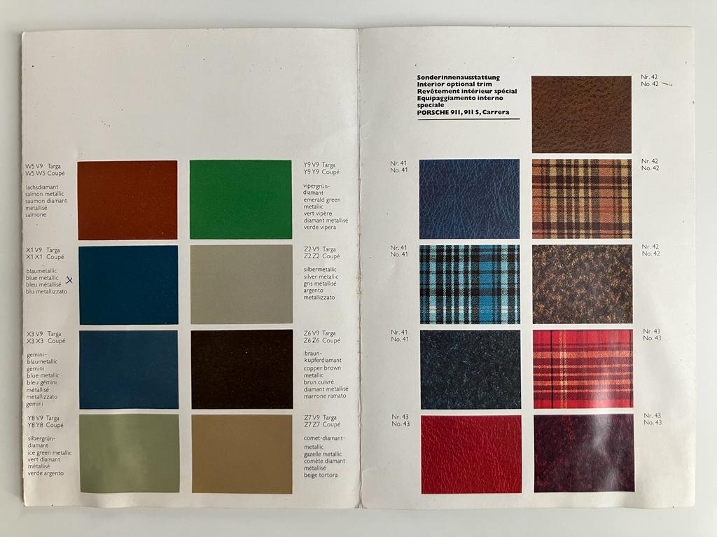 VW Porsche Sonderfarben 1974 Special Colours, Livres, Autos | Livres, Enlèvement ou Envoi, Comme neuf, Porsche