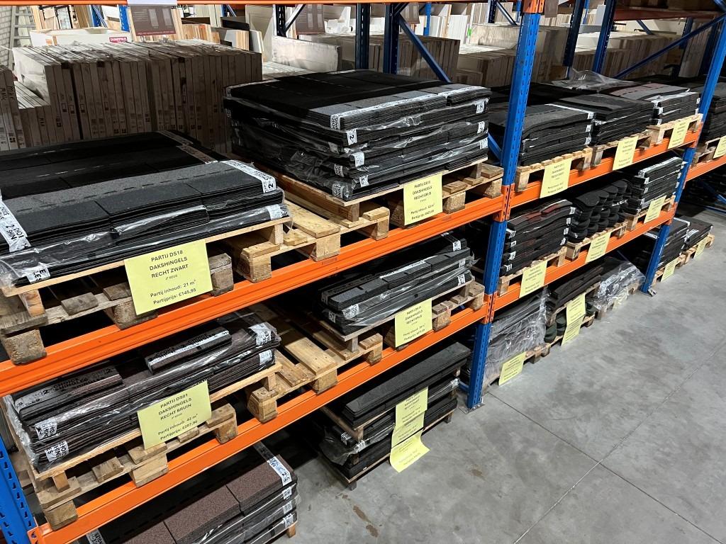 PARTIJEN dakshingles | shingles | singles | dakbedekking, Doe-het-zelf en Bouw, Ophalen, Nieuw, Grijs, Hout