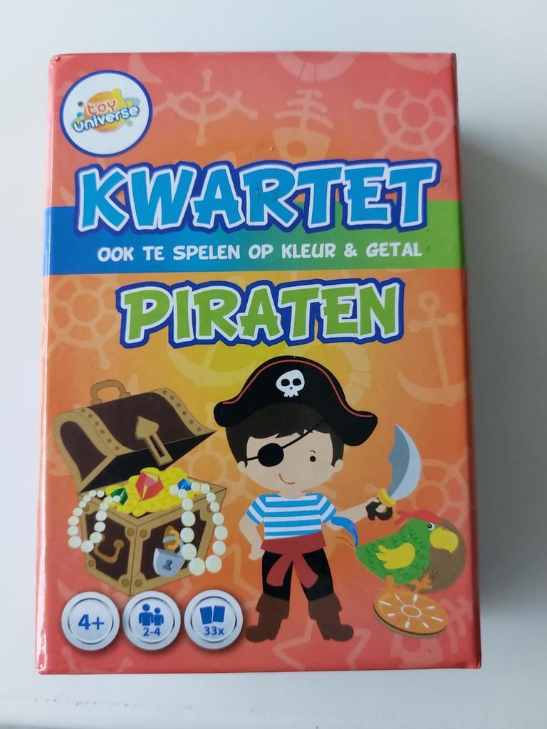Kwartet Piraten. Van Toy Univers met de spelregels, Ophalen, Gebruikt, Jongen of Meisje
