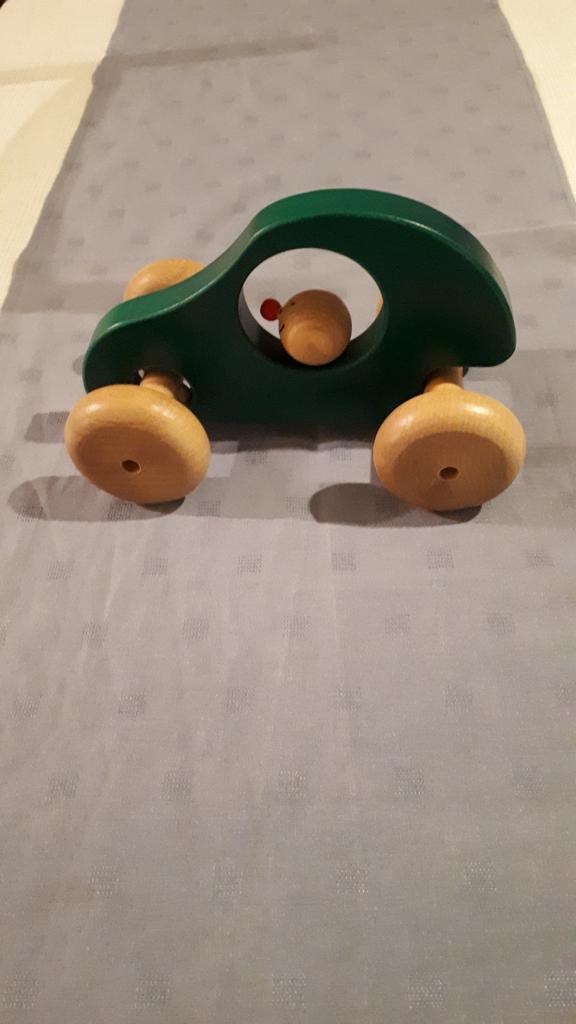 Petite voiture en bois, Enlèvement ou Envoi, Comme neuf, Jouet à Pousser ou Tirer